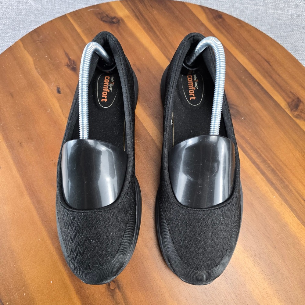 SafeTstep Comfort Black Slip Resistant Work Pumps Shoes Women's Size 9.5 - Picture 4 of 15